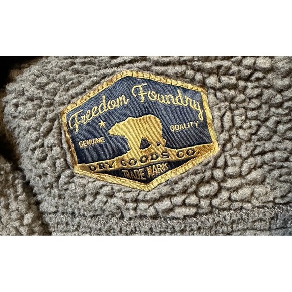 Freedom Foundry Sherpa lined flannel shirt boys sz 7/8 - Picture 3 of 5